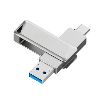 64GB 128GB Type C OTG Custom USB Stick Key Disk Memory Pendrive Tarnish / Silver for Computer Tablet Audio Car Smartphone