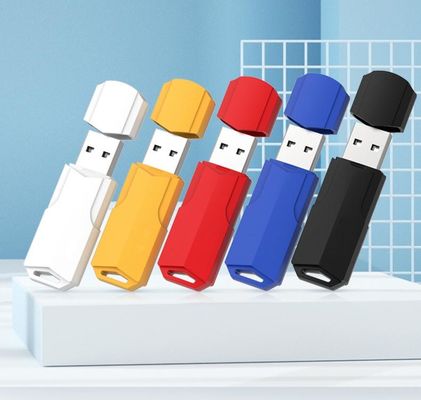 White USB 3.0 Pen Drive 64GB 128GB Plastic Flash Stick for Computer/Tablet/Audio/Car Entertainment System/Projector